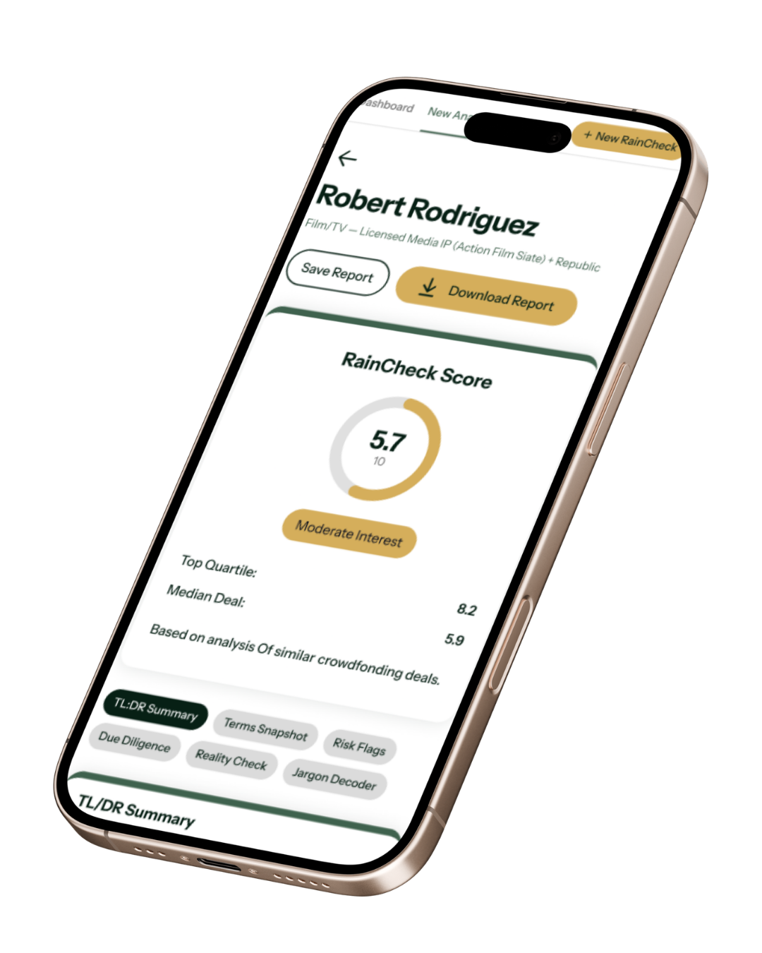 RainCheck Mobile Tool
